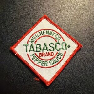 EMBROIDERED TABASCO PEPPER SAUCE PATCH!